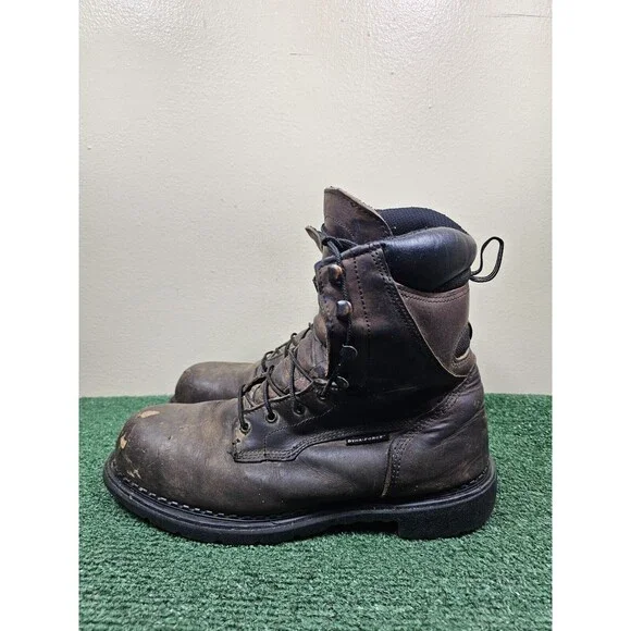 Red Wing Boots 2211 Dyna Force Work Boot Waterproof Steel Toe Mens 11 D USA  Made